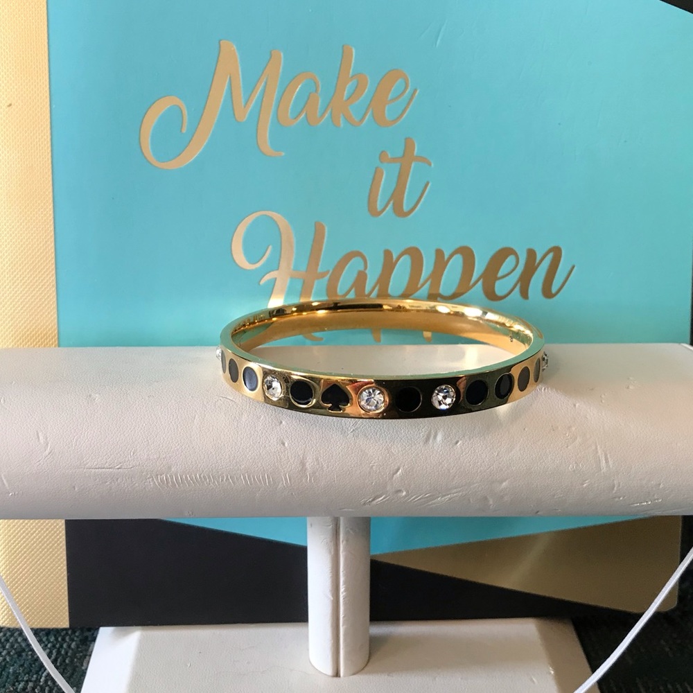 REDUCED!!!NWOT Kate Spade Spot The Spade Bangle - Picture 3 of 9